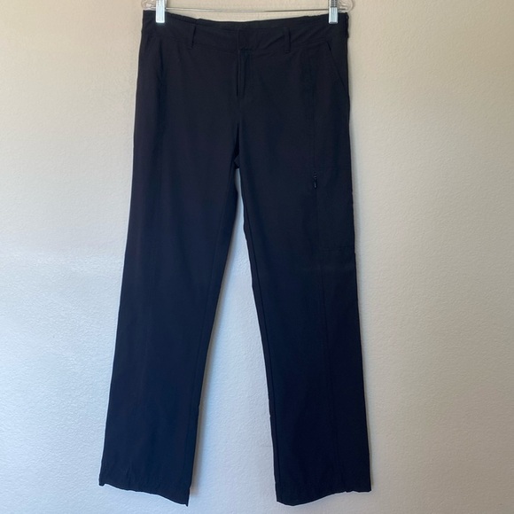 Athleta utility slacks black women’s 10 ten straight leg EUC - Picture 1 of 7